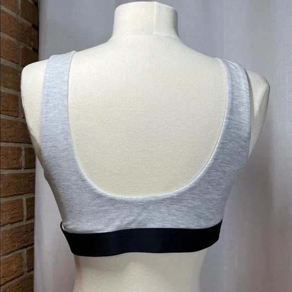 MeUndies grey soft modal bra top - large - Picture 3 of 4